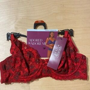 Adored by Adore Me Chelsey Unlined Bra 32 C (IZ)